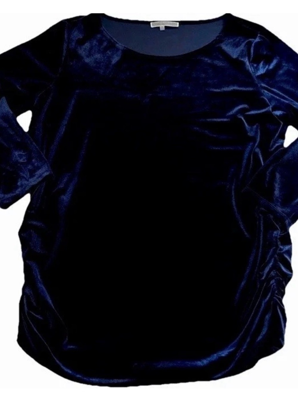 Y2K Whimsigoth Fairy Grunge XL Sapphire Blue Witchy Dark Velvety Relaxed Tunic